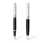 Sheaffer 300 Ballpoint Pen & Fountain Pen Gift Set - Gloss Black & Chrome - Picture 1